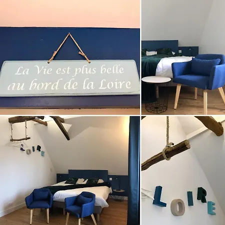 Logis Escale - Grand Gite, Piscine Вилла Treves-Cunault